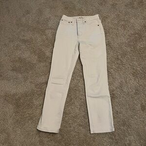 Madewell Cream Perfect Vintage Jean